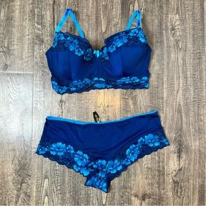 Adore Me bra and panty set XL/ 38DD NWT
